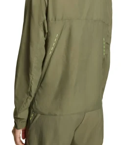 Dames Running Jacket Opstaande Kraag,Kap