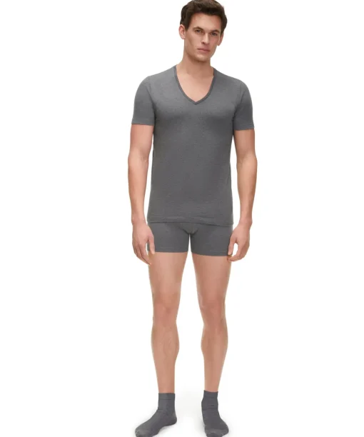 2-Pack Heren T-Shirt V-Hals Daily Comfort