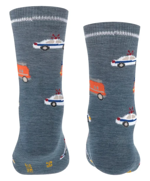 Police And Fire Cars Kinderen Sokken