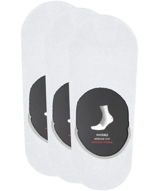 Step Medium Cut 3-Pack Heren Kousenvoetjes