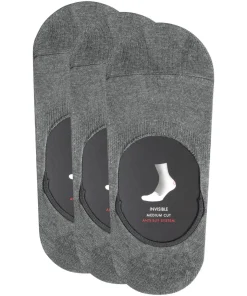 Step Medium Cut 3-Pack Heren Kousenvoetjes