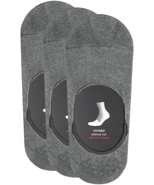 Step Medium Cut 3-Pack Heren Kousenvoetjes